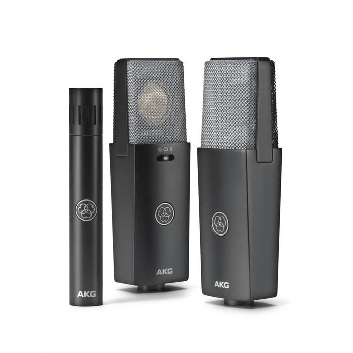AKG C114 Конденсаторный микрофон с боковым адресом Кардиоидный/Всенаправленный/Двунаправленный с амортизатором Черный 1,4" x 1,9" x 6,2"