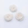 10Pcs 30mm Mink Plush Ball with Bottom Gasket for DIY Headwear Hair Clips Bow Accessories Handmade Baby Clothes Hat Shoes Decor