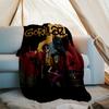 G-Gorillaz band printed blanket—lightweight,soft,warm;versatile blanket all seasons—perfect as &air-conditioning throw,nap blanket