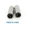 3pin XLR Male To XLR Male 3 core audio Adapters MIC Power Microphone for Plug Connector Adapter