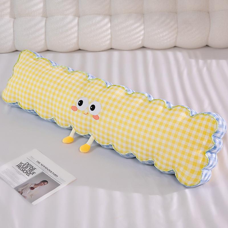 Мультяшный Стиль Сетчатый Узор Тело Беременной С Молнией Моющийся Чехол Для Комфортного Сна