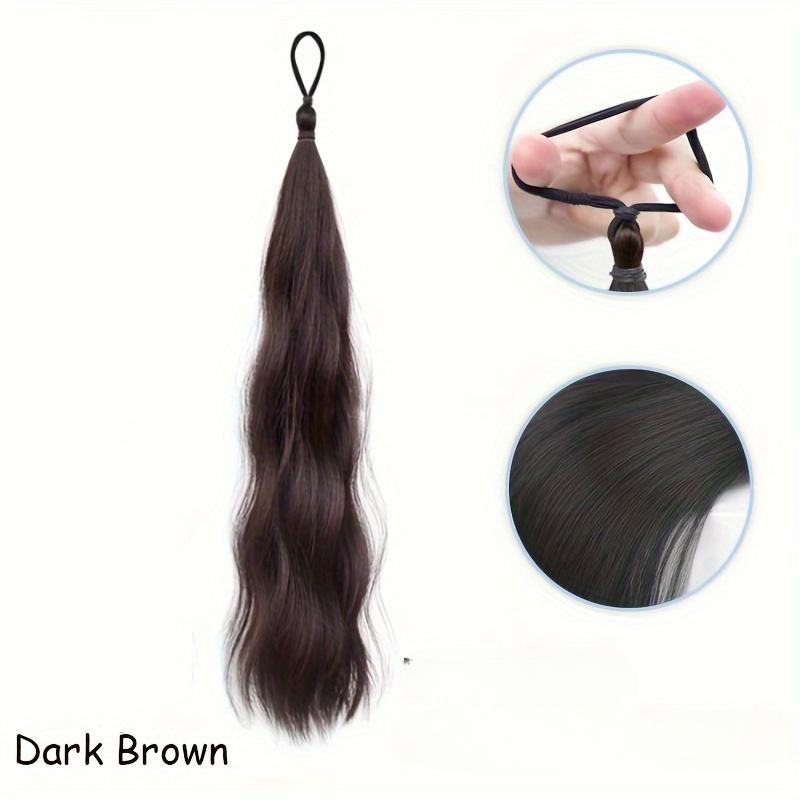 Синтетические волосы, парик, пучок, накладные волосы, натуральные пушистые волосы, объемный волнистый хвост с эластичной резинкой для волос