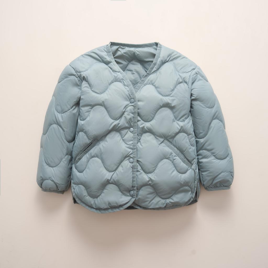 Children's collarless light down jacket boys and girls baby warm autumn and winter light liner jacket