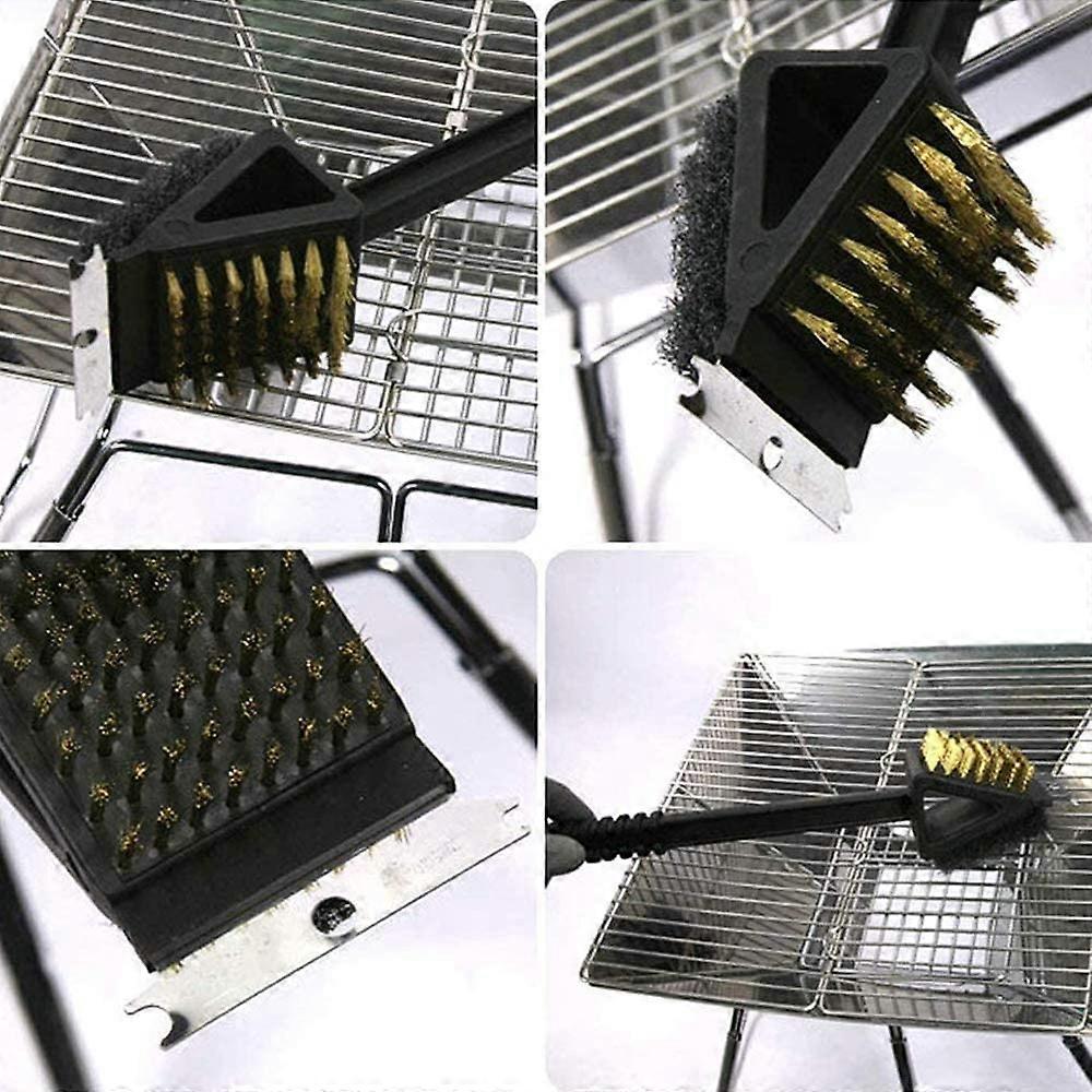 Grill Oven Grill Kitchen Metal Wire Cleaning Brush Grill Cleaning Brush 2 pieces grill bristle clean