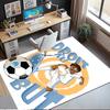 Olympique de Marseille Printed Carpet,Rug,for Office Chair Living Room Bedroom Kitchen Room Decor Gifts.