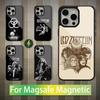 Чехол для телефона с изображением группы Led Zeppelin для iPhone 16,15,14,13,12,11, Pro, Max, Plus, Mini, с поддержкой Magsafe, Магнитный чехол для беспроводной зарядки
