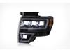 Ford Raptor F150 Headlight Assembly (08-14): LED DRL & Sequential Turn Signal Lens