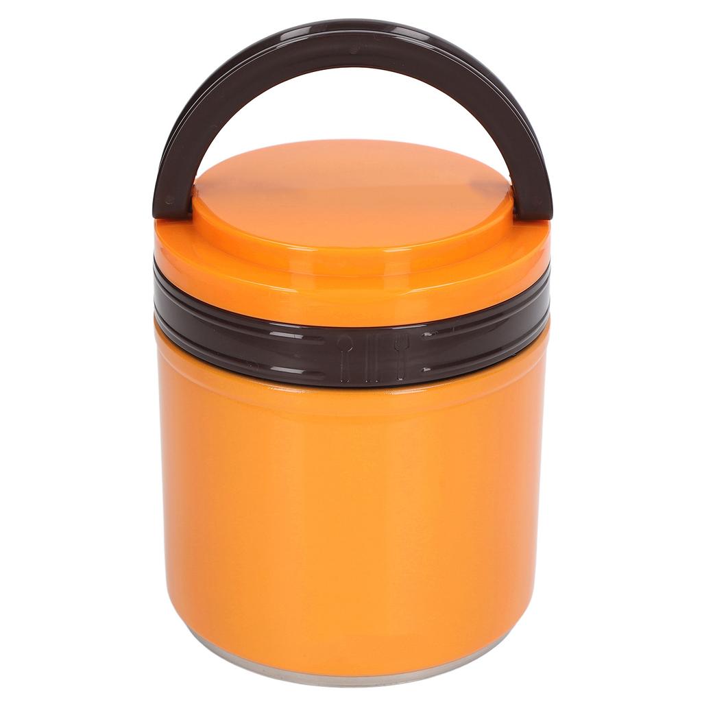 Изолированный контейнер для еды из нержавеющей стали 304, японский стиль, круглая форма, вакуумный ланч-бокс для