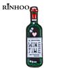 Rinhoo Wine Time Mini Red Wine Bottle And Wine Glasses Couple Brooches For Lover Cute Wine Cup Enamel Pins Badge Friendship Gift