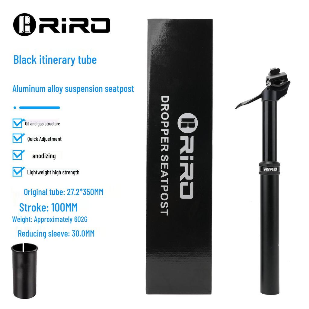 RIRO Adjustable Aluminum Alloy Mountain Bike Dropper Seatpost