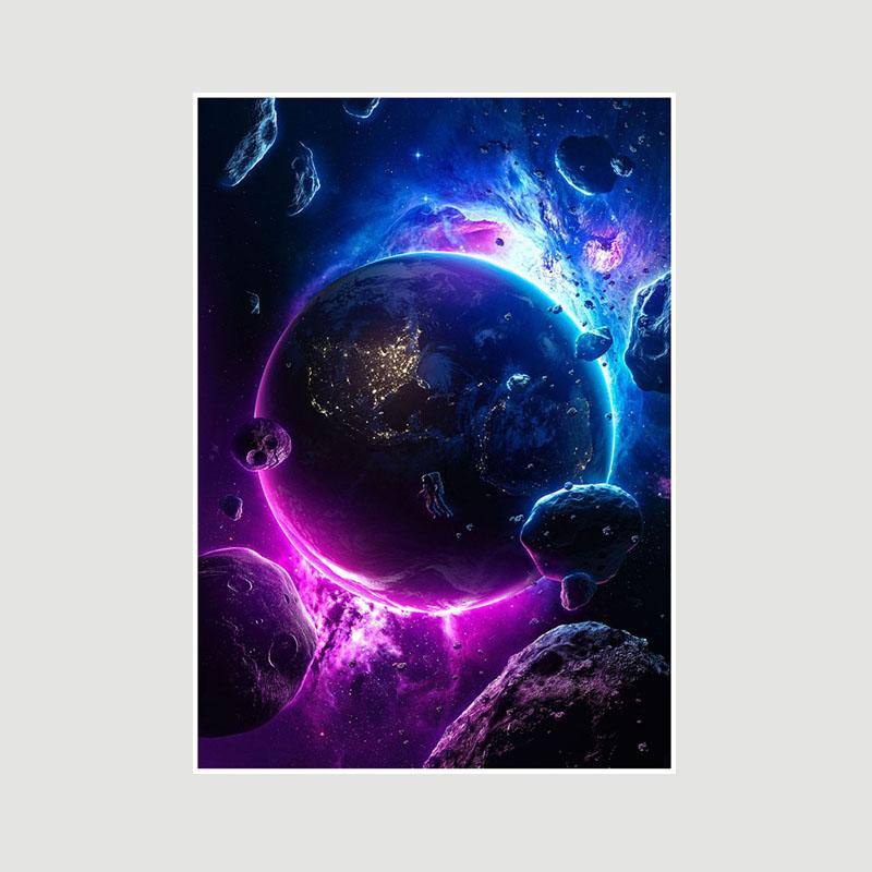 Astronaut Space Dreaming Poster Aesthetic White Paper Posters and Prints Wall Art Pictures for Living Room Bar Decoration Painting Home Decor
