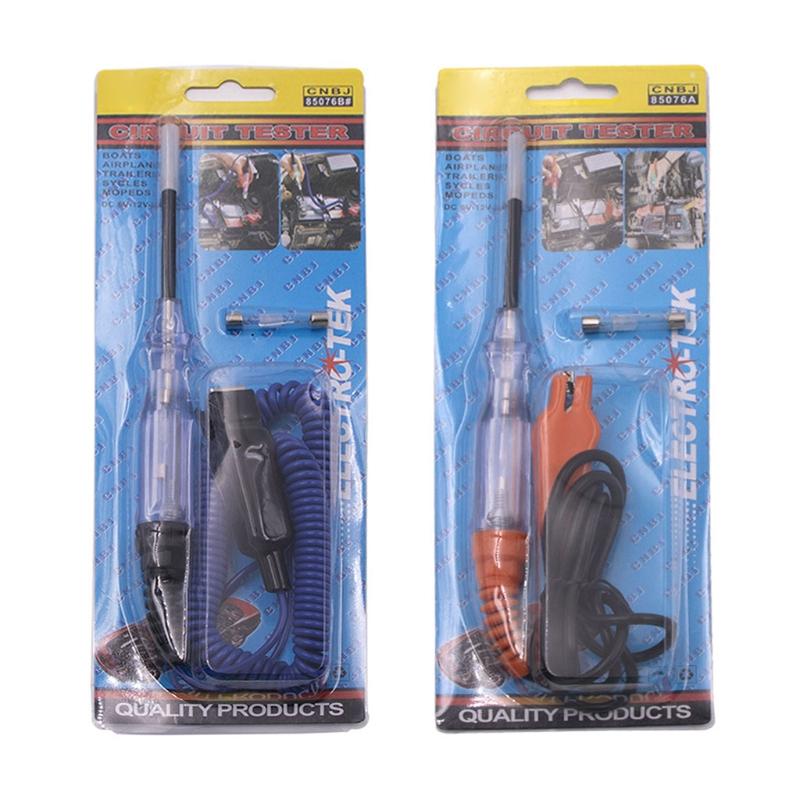 Car Circuit Tester 6V-12V-24V for DC Automotive Voltage Test Electrical Volt Continuity Tester Auto with Indicator Light