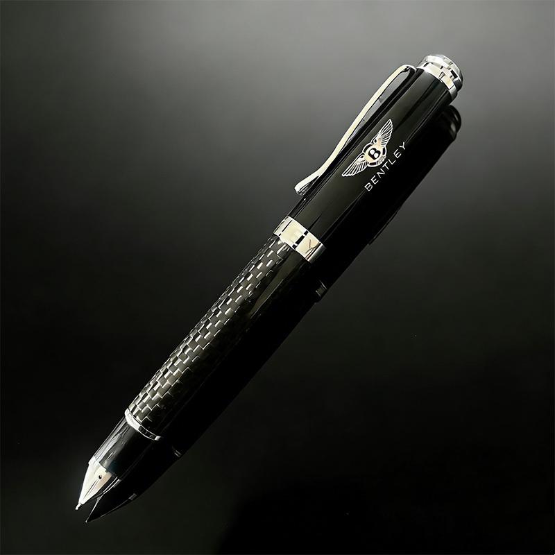 1 Set B-Bentley-y Bentley LOGO Metal Engraved Fountain Pen Gifts Souvenirs Signature Pens Business Ballpoint Pen School Supplies