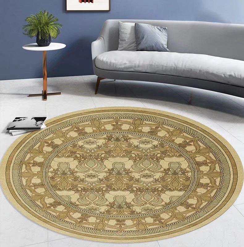 Круглый ковер BOHO для гостиной, ковры для декора спальни, моющиеся мягкие ковры, нескользящие, для декора кабинета, для стула, коврик