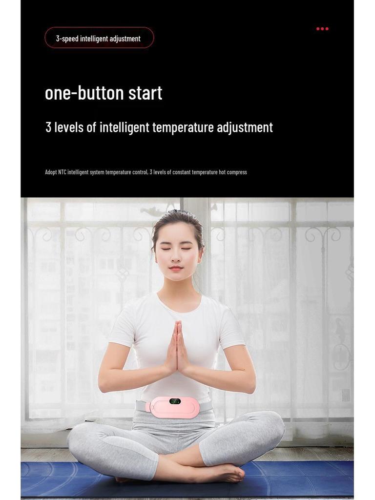 Согревающий бандаж для поддержки матки: Вибромассаж и теплотерапия для живота и спины