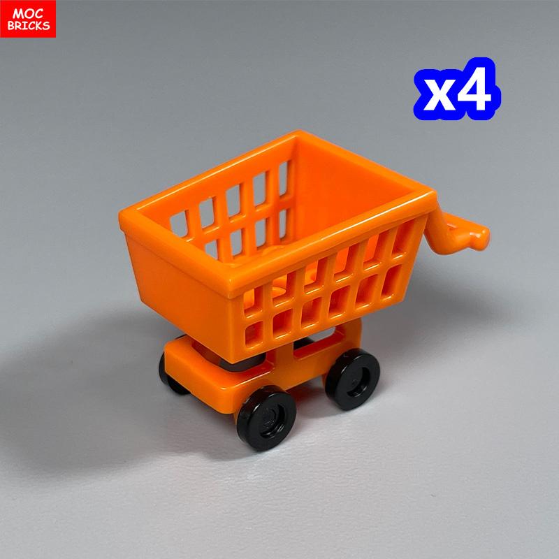 Серия контейнеров MOC Bricks Коробка для демонстрации Ведро Таз Горшок Упаковка Корзина Аксессуары Собранные Строительные Блоки Игрушки Подарок для Детей