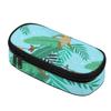 Pen Case Practical Durable 300D Polyester Smooth Zipper with Mesh Pocket Removable Divider and Pen Slots for Teens and Students