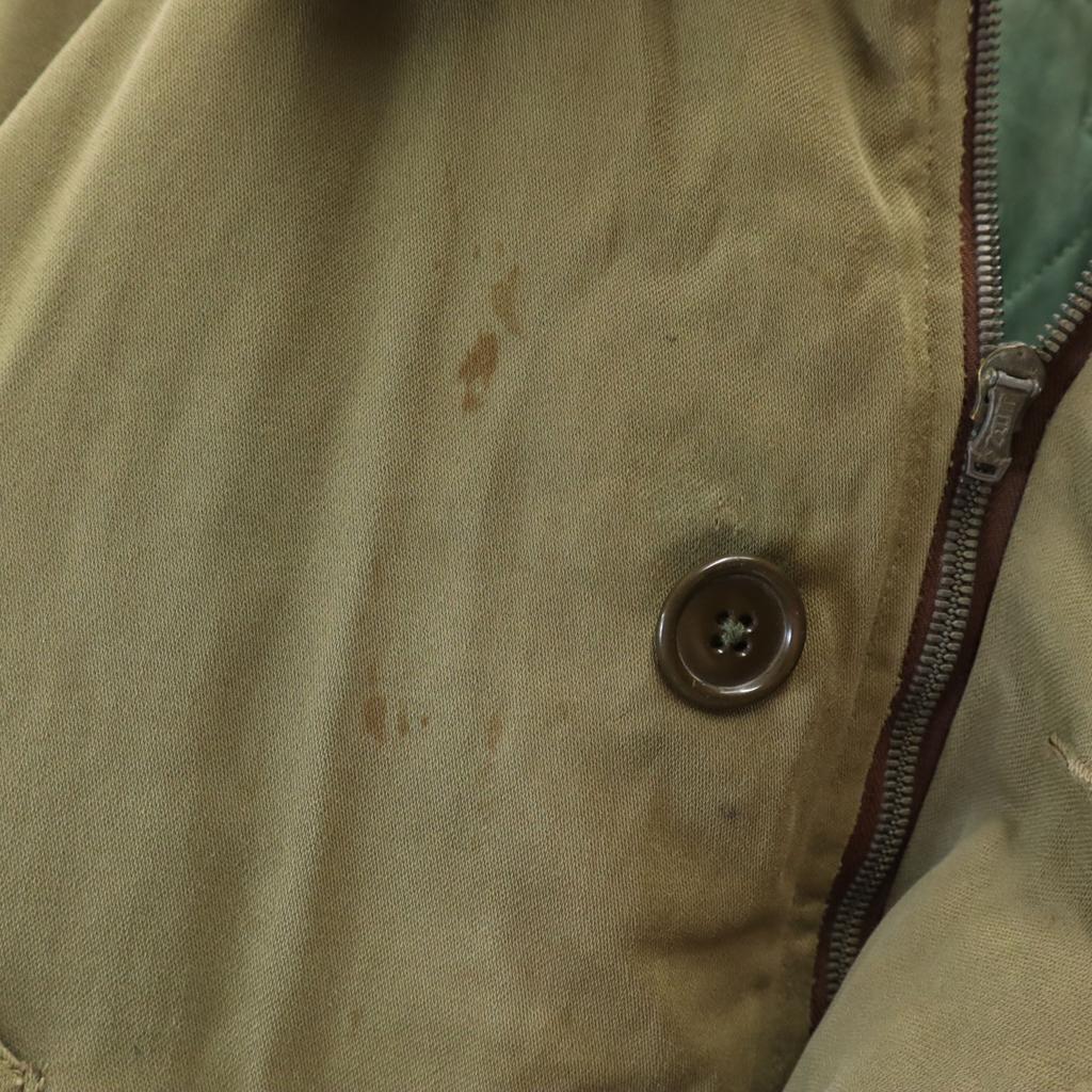 Vintage 40s 50s Crown Jump Spring Crane Civilian B-9 Type Flight Jacket Men's Used