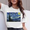 Van Gogh Painting T-Shirt Tshirt Women Ulzzang Female Femme Art Streetwear Harajuku T-Shirt Tee Lady Tees