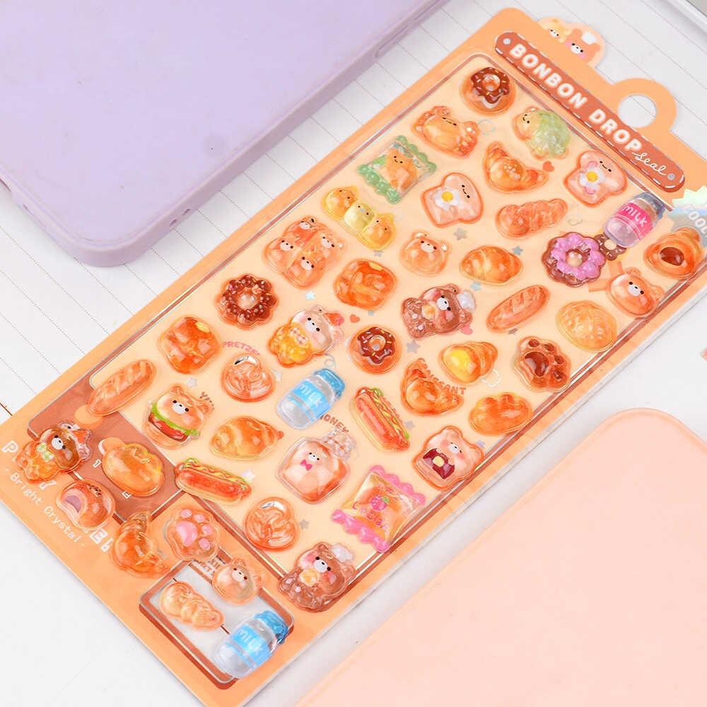 Mobile Phone Decoration 3D Stickers DIY Acrylic Diamond Patch Funny Gooka Decorative Stickers