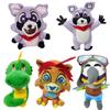 Plush Doll Surrounding Doll Raccoon Play