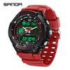Sanda Sports Fashion Waterproof Multifunction Electronic Watch for Students