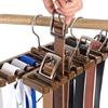 Creative Multi-functional Belt Storage Rack Tie Belt Hanger Wardrobe Rotating Organizer Rack Scarf Home Closet Storage Holder