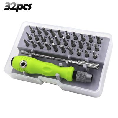 Набор отверток 32 в 1, прецизионный мини-набор битов с магнитной отверткой, телефон, мобильный IPad, инструмент для обслуживания камеры, ремонт
