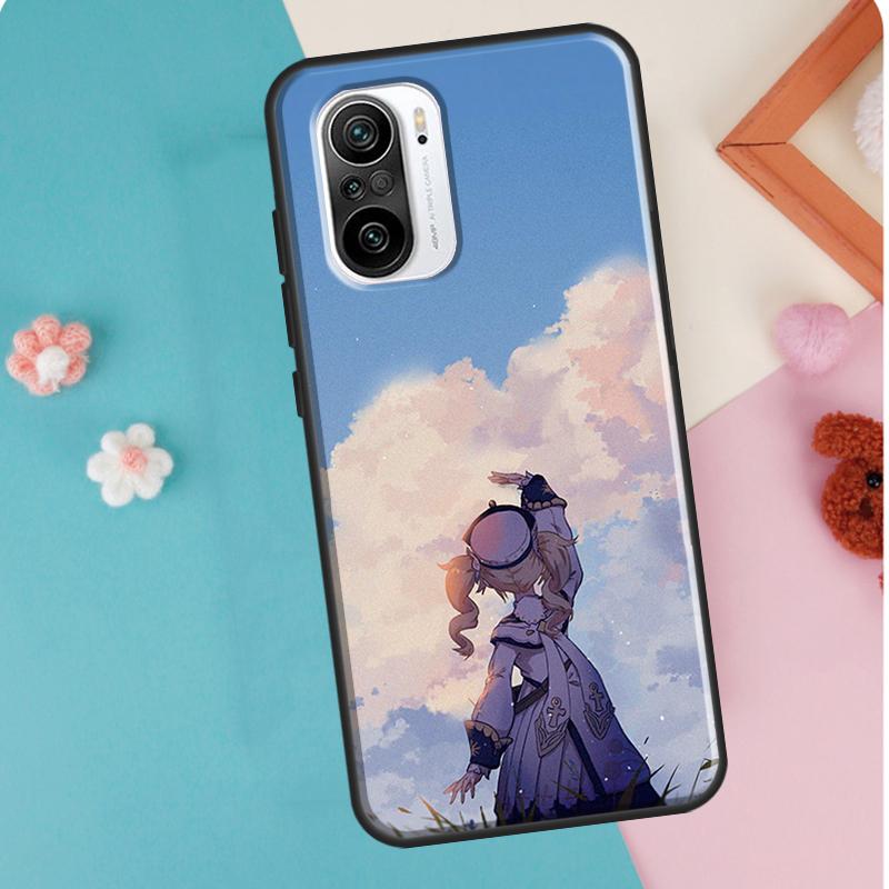 Чехол с изображением аниме Genshin Impact для POCO F3 F1 F2 M3 M4 X4 Pro GT X3 Pro, чехол для Xiaomi Mi 11 Lite 12 X Mi 11T Pro