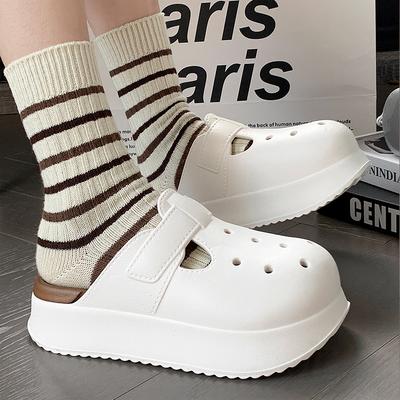 Модная обувь с закрытым носком, женские тапочки, шлепанцы на плоской платформе 2025, женская обувь, женские тапочки на платформе с закрытым носком 2025, плоские