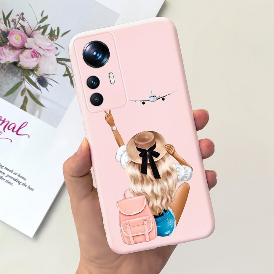 For Xiaomi 12T Pro Case Cute Astronauts Cartoon Cover Soft Silicone Phone Cases For Xiaomi Mi 12T Pro Mi12T 12TPro Fundas Bumper