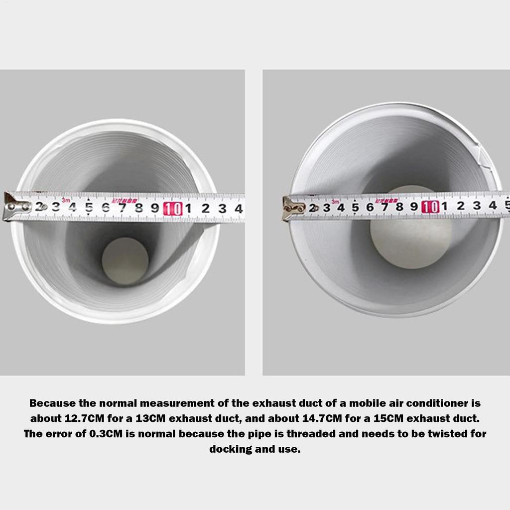 150/130mm Air Conditioner Hose Replacement Exhaust Duct AC Exhaust Hose 150/200/300CM Portable AC hose for Home Kitchen office