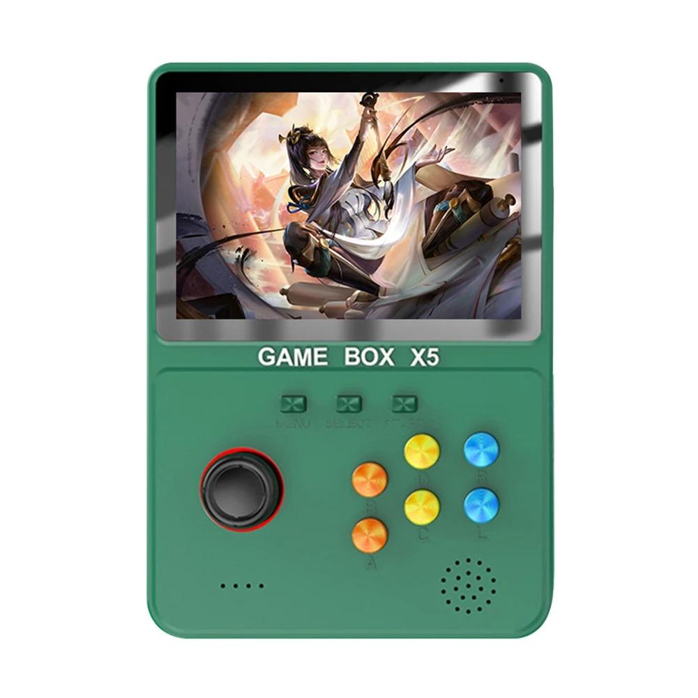 Портативная игровая консоль X5 Retro, внешний аккумулятор X5 Game, портативный внешний аккумулятор, емкость 8000 мАч, 4 дюйма, цветной экран с мягким светом, более 10000 игр
