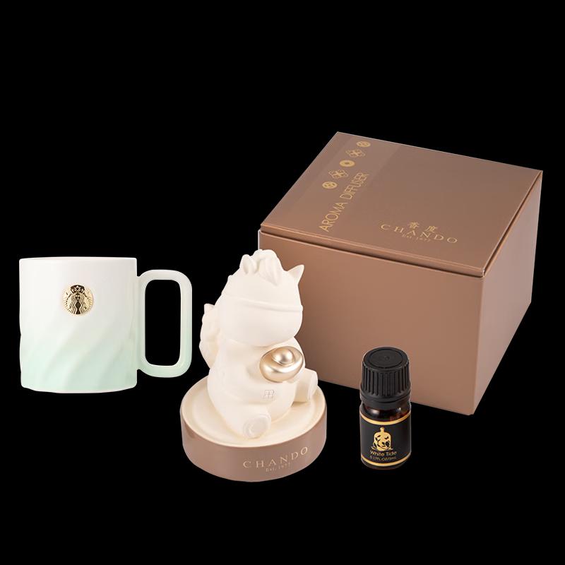 Подарочный набор из 4 керамических кружек Starbucks Premium Starlight Four Seasons