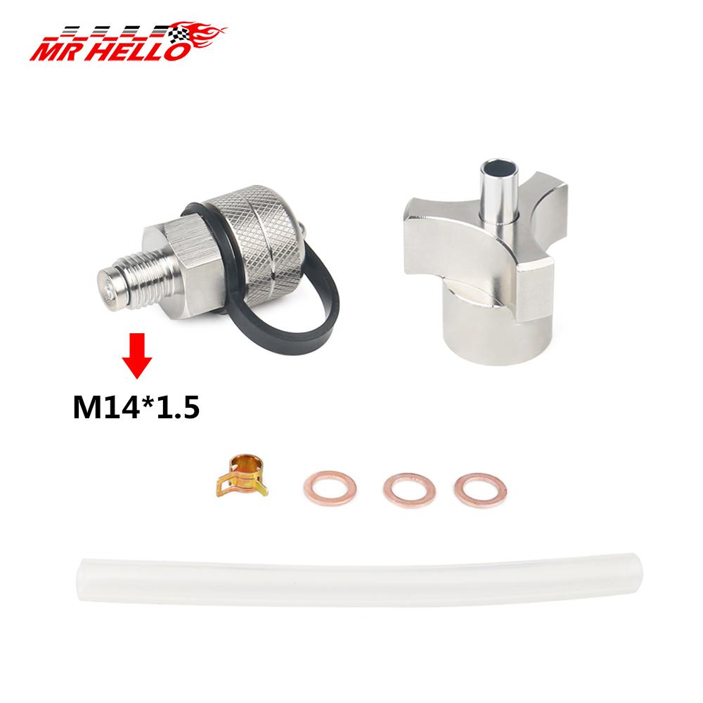 Car M12*1.25 M12*1.5 Stainless Steel oil drain Valve Quick Drain suitable Quick Twist Oil Drain Valve For with hose attachment