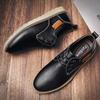 МодаБизнес Мужская Повседневная Кожаная Обувь Мягкая Подошва Мужская Формальная Обувь Противоскользящая Мужская Обувь Джентльмена Удобная Повседневная Обувь для Ходьбы