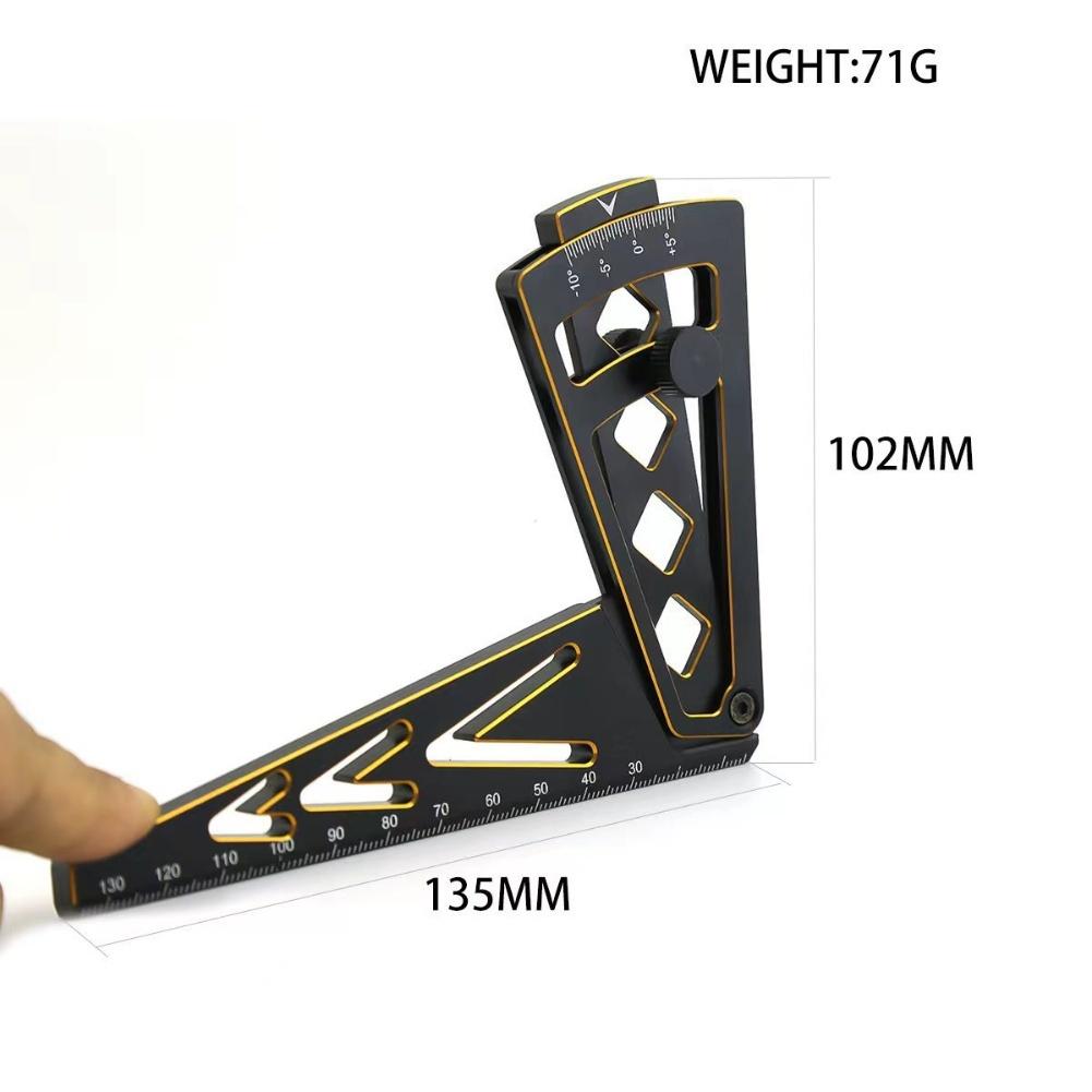 Metal Adjustable Ruler For 1/10 1/8 1/7 For General Model Car Adjustment Ruler For 1/8 And 1/10 Scale RC Cars