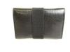 Authentic Salvatore Ferragamo Vara Black Leather Gold H/W 6Pics Key Case #9754  Open box