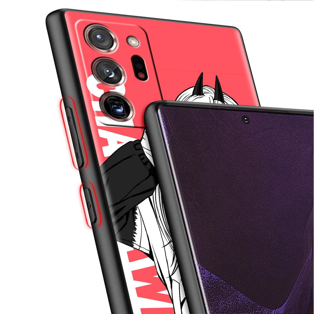 Case For Samsung Galaxy Note 20 Ultra 10 Plus Lite 9 8 A50 A70 A30 A20e A20 A40 A10 A10e A60 Phone Cover Manga Chainsaw Man Capa