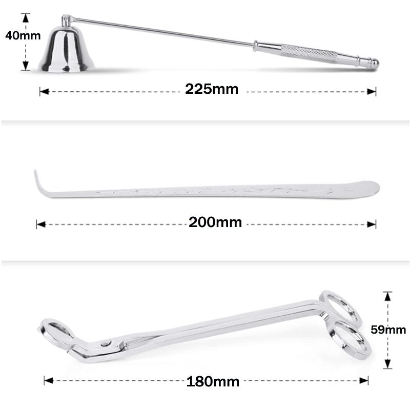 3/4 шт. Подавитель свечей, цельный инструмент, бытовые ножницы для ароматерапии, крючок для подавителя свечей, поднос, инструмент для резки свечей