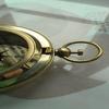 Brass Push Button Pocket Compass Polish Brass 5.08 Cm