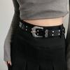 Retro Punk Belt Gothic PU Leather Waistband Casual Rivet Belts