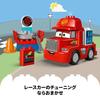 LEGO Duplo Гоночная трасса Мак Игрушка, Подарок на день рождения, Обучающие строительные блоки, для мальчиков и девочек, Возраст 1,5, 2 и 4 года, Транспортное средство, Миниатюрная машинка, 10417