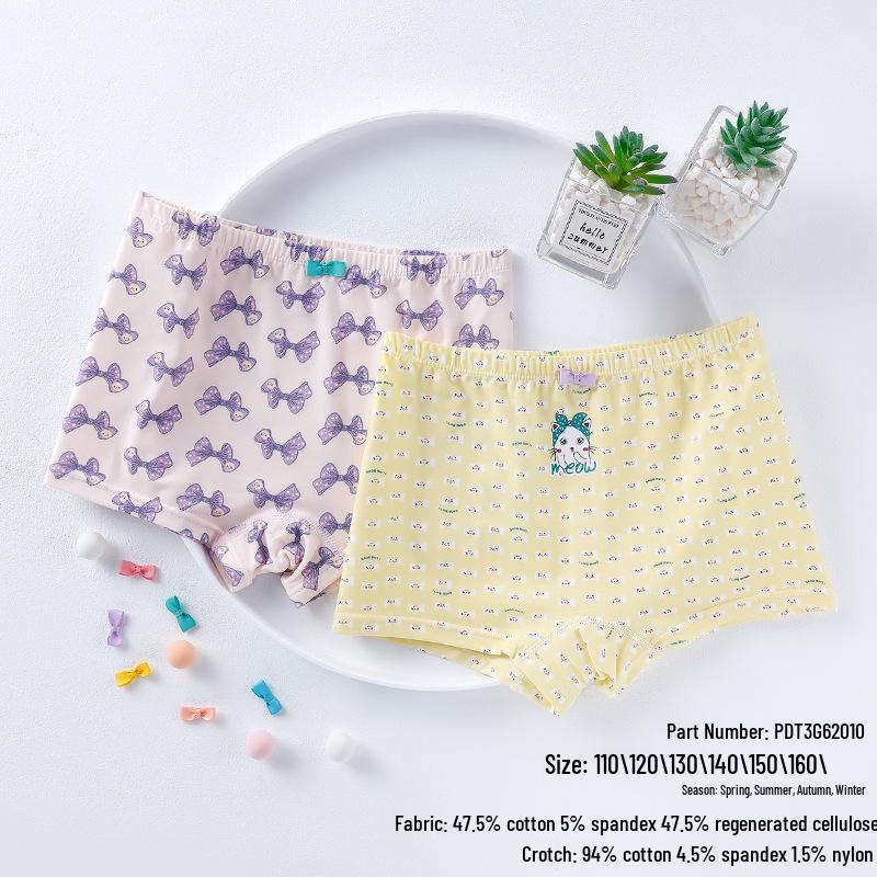 Детские дышащие боксеры-брифы из чистого хлопка и модала, влагоотводящие, упаковка 50 штук, доступны в размерах S, M, L