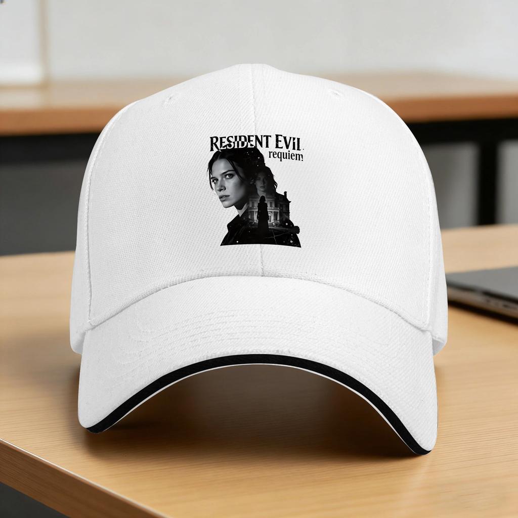 R-RESIDENT EVIL REQUIEMS Baseball Cap Running Hippie Sun Visor Hip Hop Hats Unisex-Teens Fashion Design Baseball Caps