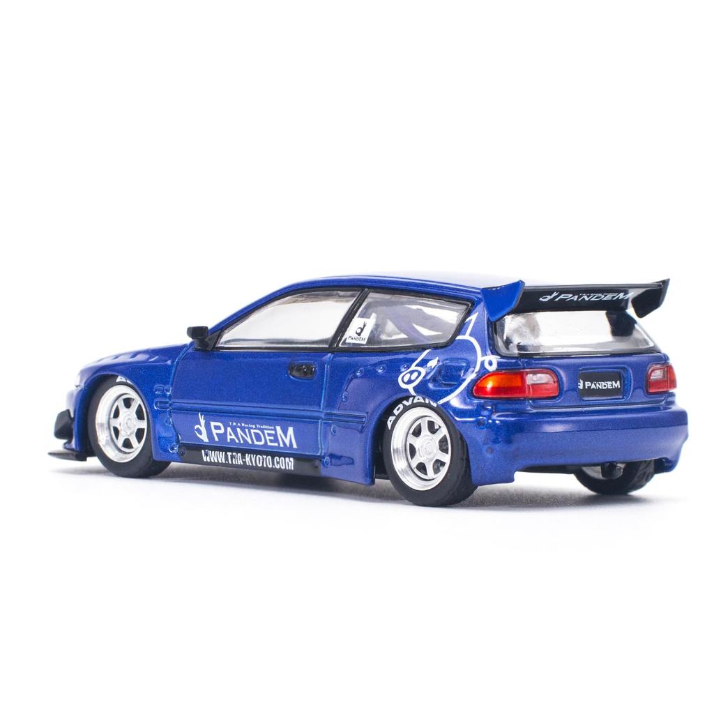 POP RACE PANDEM CIVIC EG6 METALLIC BLUE Готовый продукт 1/64 v1.5