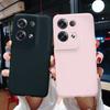 Чехол для Oppo Reno 8 Pro Plus 5G Простой Цветной Милый Жидкий Силиконовый Бампер Для Fundas Reno8 Pro+ Reno8 4G 8Pro Чехол Задняя Крышка