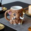 Стаканчик для мороженого Удобный держатель для мороженого Mammoth со встроенной канавкой для ложки Подходит для стандартных стаканчиков для мороженого Подарок для любителей мороженого