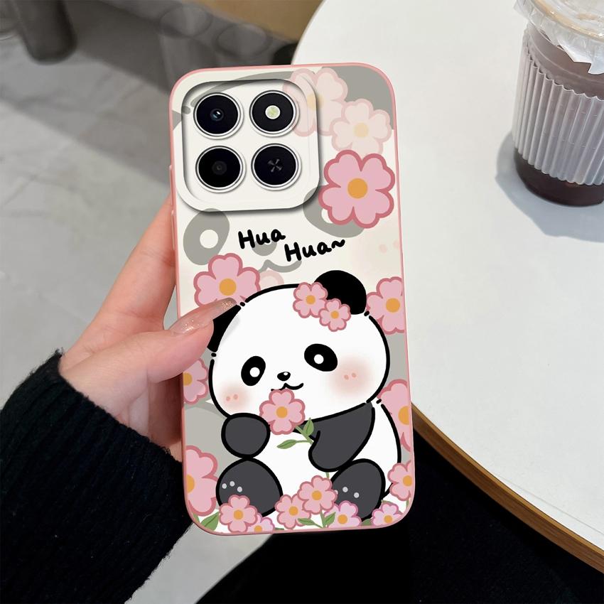 Для Huawei Honor X6C X7C 400 Pro Lite Чехол для телефона Милые розовые облачные узоры Жидкий силикон Недавно обновленные Противоударные Защитные чехлы Для Huawei Чехол