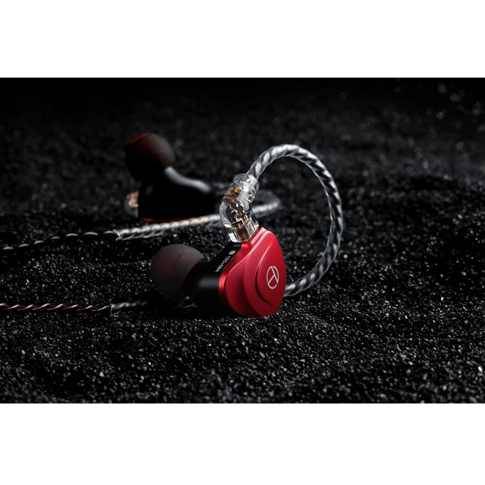 TRN V90S 5BA+1DD Metal Headset Hybrid HIFI Bass Earbuds In Ear Monitor Noise Earphone Noise Cancelling Earbuds Sport Headphone